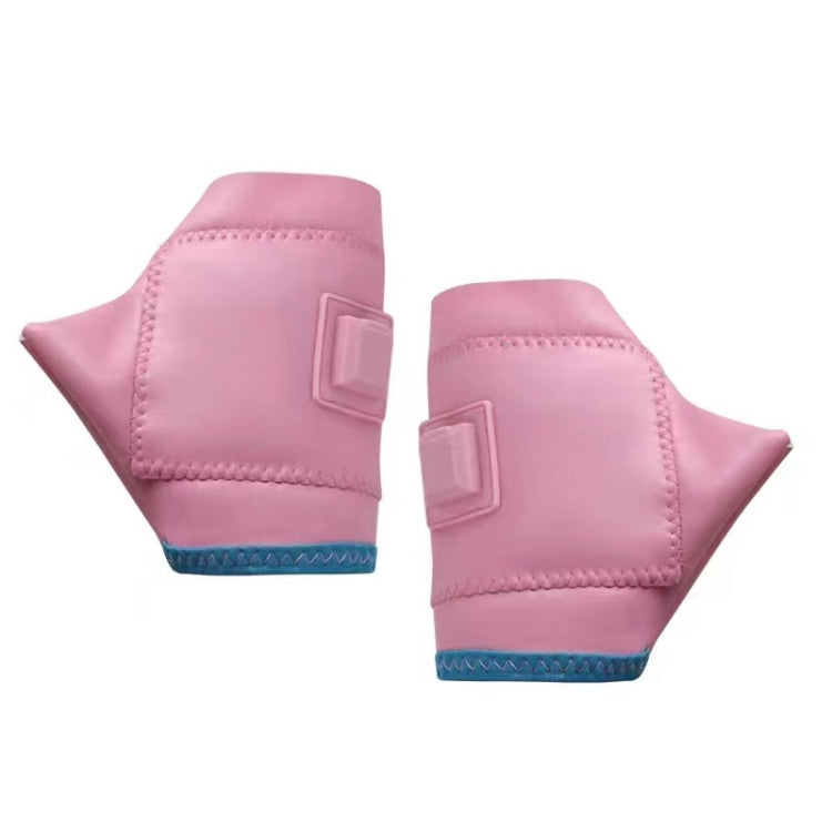 1 paire de gants chauffants électriques intelligents rechargeables à température réglable, demi-doigts, Tailles S, M, L