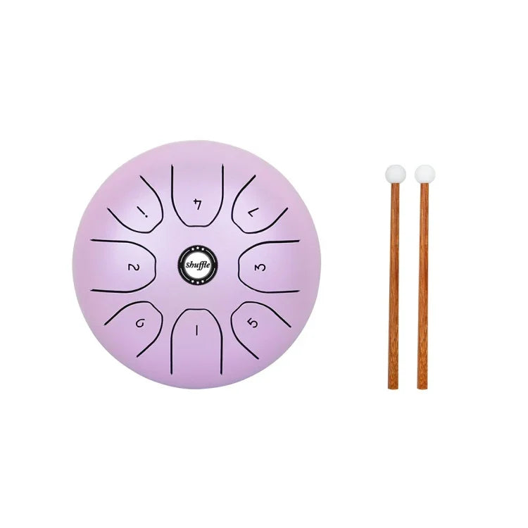 Shuffle SD-5 5,5 pouces, languette en acier, instrument de percussion vide, Shuffle jaune, Shuffle rose, Shuffle violet, Shuffle vert