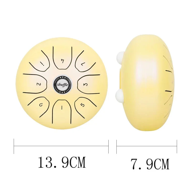 Shuffle SD-5 5,5 pouces, languette en acier, instrument de percussion vide, Shuffle jaune, Shuffle rose, Shuffle violet, Shuffle vert