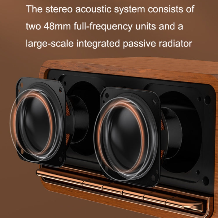 Enceinte en bois portable classique rétro Edifier M230 de bureau Bluetooth 5.0, M230