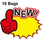 10 sacs 25x19cm Autocollant "Explosion" Étiquette de prix de produit Étiquette de prix de supermarché, WM-001, WM-002, WM-003, WM-005, WM-006, WM-007, WM-008, WM-009, WM-010, WM-011, WM-012, WM-013, XD-511, XD-520, XD-532, XD-537, XD-541, XD-559