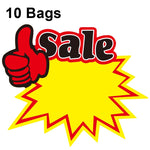 10 sacs 21x15cm autocollants "Explosion" pour prix de produits, étiquettes de prix de supermarché, WM201, WM202, WM203, WM205, WM206, WM207, WM208, WM209, WM210, WM211, WM212, WM213