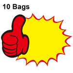 10 sachets 18x14cm Autocollant explosion Étiquette de prix de produit Étiquette de prix de supermarché, WM-101, WM-102, WM-103, WM-105, WM-106, WM-107, WM-108, WM-109, WM-10, WM-111, WM-12, WM-113, XD-028, XD-022, XD-009, XD-047, XD-051, XD-069