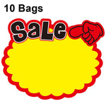 10 sacs Autocollant de produit Explosion Étiquette de prix de supermarché 9x7cm, WM-301, WM-302, WM-303, WM-305, WM-306, WM-307, WM-308, WM-309, WM-310, WM-311, WM-312, WM-313, WM-314