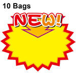 10 sacs Autocollant de produit Explosion Étiquette de prix de supermarché 9x7cm, WM-301, WM-302, WM-303, WM-305, WM-306, WM-307, WM-308, WM-309, WM-310, WM-311, WM-312, WM-313, WM-314