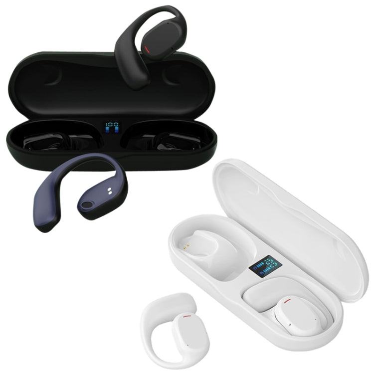 Casque sans fil Bluetooth JS270, Écouteurs de sport d'affaires à crochet, JS270 Noir, JS270 Blanc