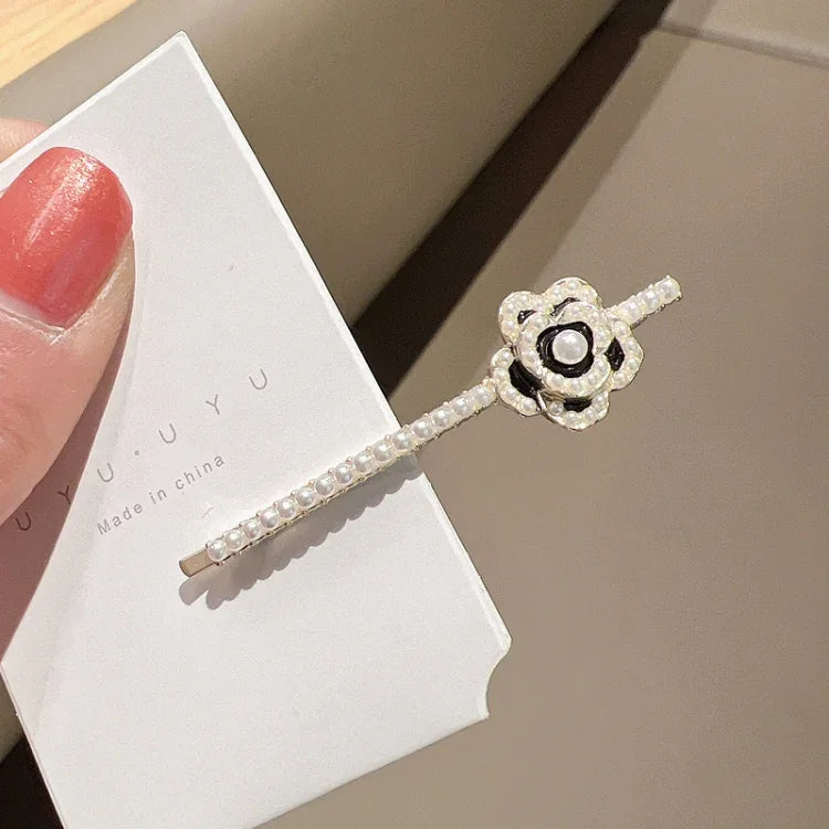 Épingles à Cheveux en Strass pour Femme, pour Frange, Serre-tête, Styles : 293 Fleur de Camélia des Montagnes, 371 Éventail, 380 Perle