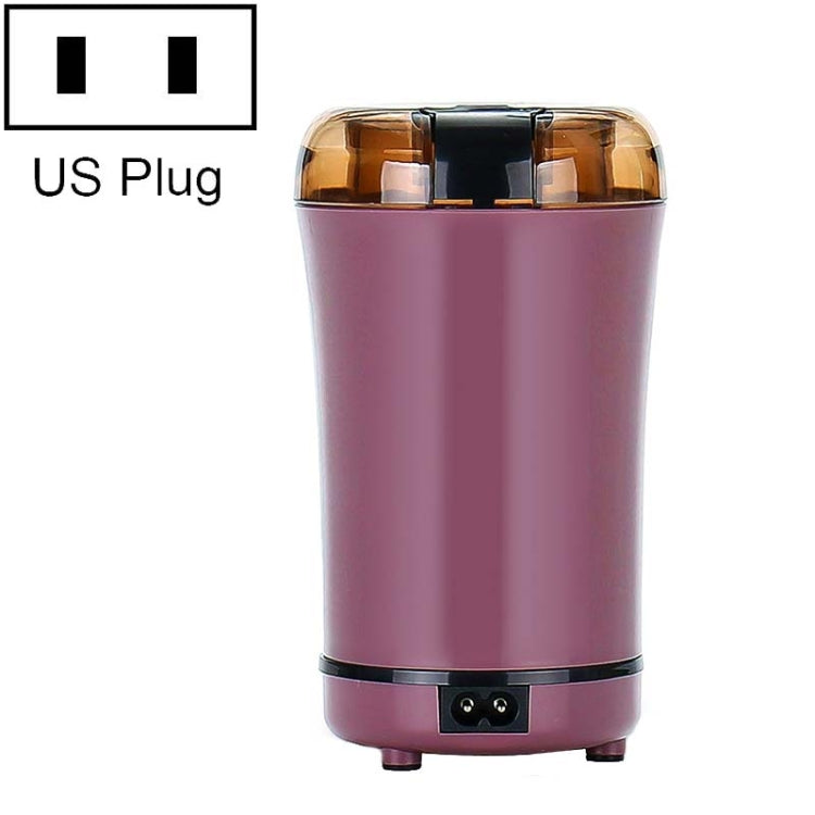 M150A Mini Moulin à Café Électrique en Acier Inoxydable, Machine à Broyer les Grains, Spécification:, Prise US (Violet), Prise US (Noir), Prise US (Blanc), Prise UE (Blanc), Prise UE (Violet), Prise UK (Blanc), Prise UK (Noir), Prise UK (Violet)
