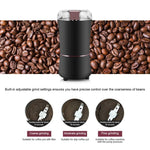 M150A Mini Moulin à Café Électrique en Acier Inoxydable, Machine à Broyer les Grains, Spécification:, Prise US (Violet), Prise US (Noir), Prise US (Blanc), Prise UE (Blanc), Prise UE (Violet), Prise UK (Blanc), Prise UK (Noir), Prise UK (Violet)