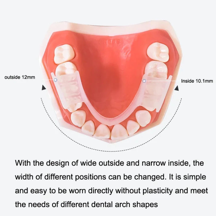 Y-Kelin Orthodontie Appareil Dentaire Simulation Silicone Gouttière Anti-Bruxisme Nocturne, Transparent