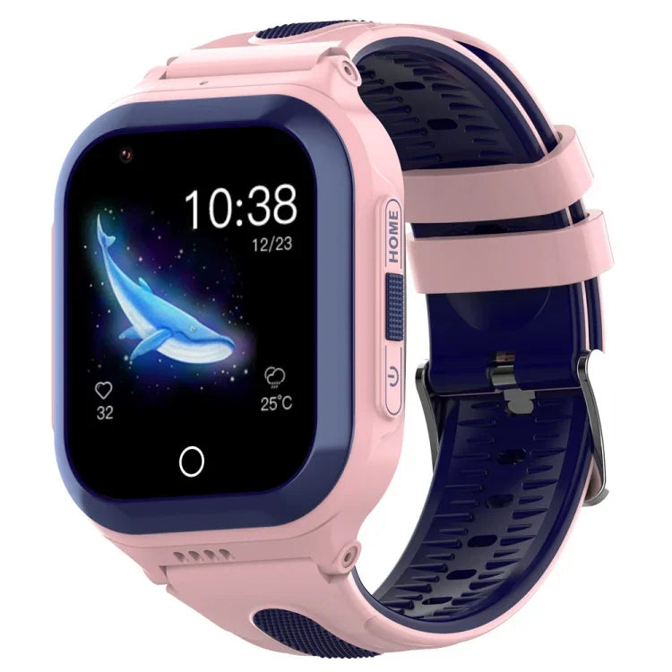 DF70 Montre connectée 4G pour enfants avec GPS + WIFI + LBS et fonction SOS, rose, bleu, noir