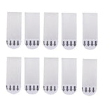 Bandes de suspension pour cadres photo avec crochet et boucle, 9,5x2cm, 4,5x1,7cm, 9,5x2cm