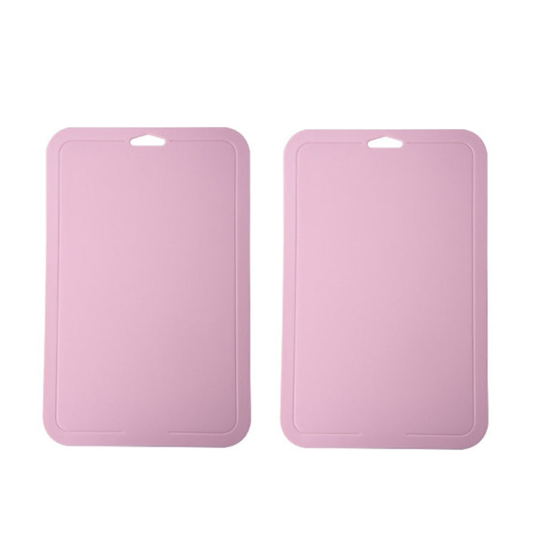 2 planches à découper auxiliaires pour bébé, pour fruits et légumes, en plastique, 2 roses, 2 vertes