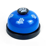 Jouets pour animaux de compagnie d'entraînement appelé Dîner Petite Cloche Empreinte Sonnette pour chien, 3pcs Clochette Jaune, 3pcs Clochette Rouge, 3pcs Clochette Rose, 3pcs Clochette Blanche, 3pcs Clochette Bleu Roi