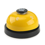 Jouets pour animaux de compagnie d'entraînement appelé Dîner Petite Cloche Empreinte Sonnette pour chien, 3pcs Clochette Jaune, 3pcs Clochette Rouge, 3pcs Clochette Rose, 3pcs Clochette Blanche, 3pcs Clochette Bleu Roi