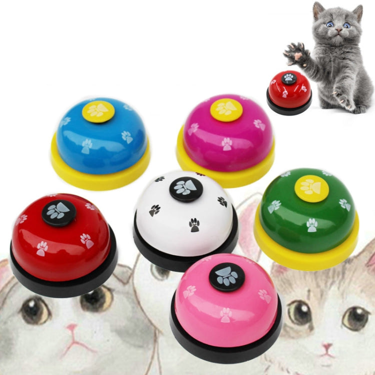 Jouets pour animaux de compagnie d'entraînement appelé Dîner Petite Cloche Empreinte Sonnette pour chien, 3pcs Clochette Jaune, 3pcs Clochette Rouge, 3pcs Clochette Rose, 3pcs Clochette Blanche, 3pcs Clochette Bleu Roi