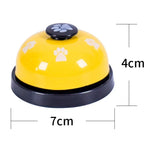 Jouets pour animaux de compagnie d'entraînement appelé Dîner Petite Cloche Empreinte Sonnette pour chien, 3pcs Clochette Jaune, 3pcs Clochette Rouge, 3pcs Clochette Rose, 3pcs Clochette Blanche, 3pcs Clochette Bleu Roi