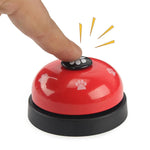 Jouets pour animaux de compagnie d'entraînement appelé Dîner Petite Cloche Empreinte Sonnette pour chien, 3pcs Clochette Jaune, 3pcs Clochette Rouge, 3pcs Clochette Rose, 3pcs Clochette Blanche, 3pcs Clochette Bleu Roi