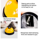 Jouets pour animaux de compagnie d'entraînement appelé Dîner Petite Cloche Empreinte Sonnette pour chien, 3pcs Clochette Jaune, 3pcs Clochette Rouge, 3pcs Clochette Rose, 3pcs Clochette Blanche, 3pcs Clochette Bleu Roi