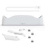 JYS OC003 Pour lunettes VR Meta Quest 2 Poignée chargeur magnétique, chargeur magnétique