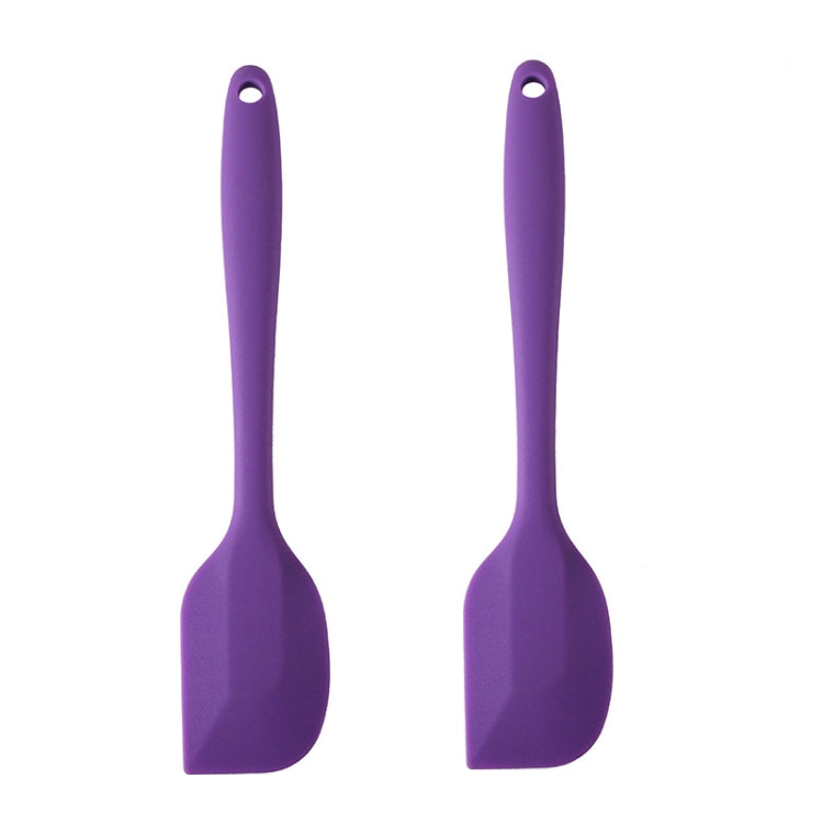 2 racloirs spatules en silicone intégrés, pour la crème et le chocolat, grand rouge, grand rose, grand jaune, grand bleu, grand noir, grand vert, grand violet, grand orange