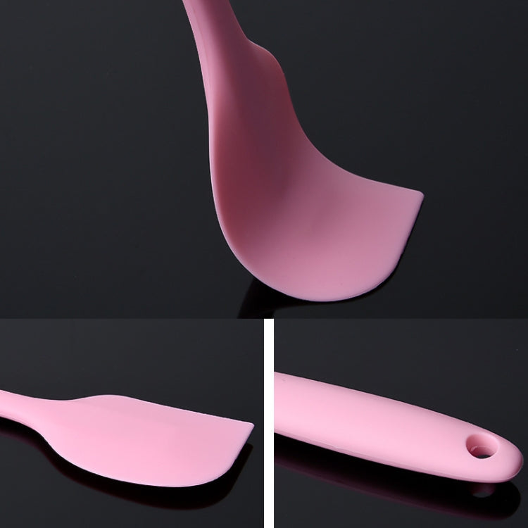 2 racloirs spatules en silicone intégrés, pour la crème et le chocolat, grand rouge, grand rose, grand jaune, grand bleu, grand noir, grand vert, grand violet, grand orange