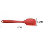 2 racloirs spatules en silicone intégrés, pour la crème et le chocolat, grand rouge, grand rose, grand jaune, grand bleu, grand noir, grand vert, grand violet, grand orange