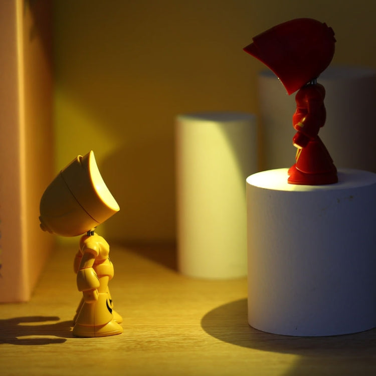 Veilleuse de bureau pliable magnétique à LED 9622 en forme de policier de dessin animé, 9622 (rouge), 9622 (noir), 9622 (jaune), 9622 (vert), 9622 (bleu), 9622 (blanc)