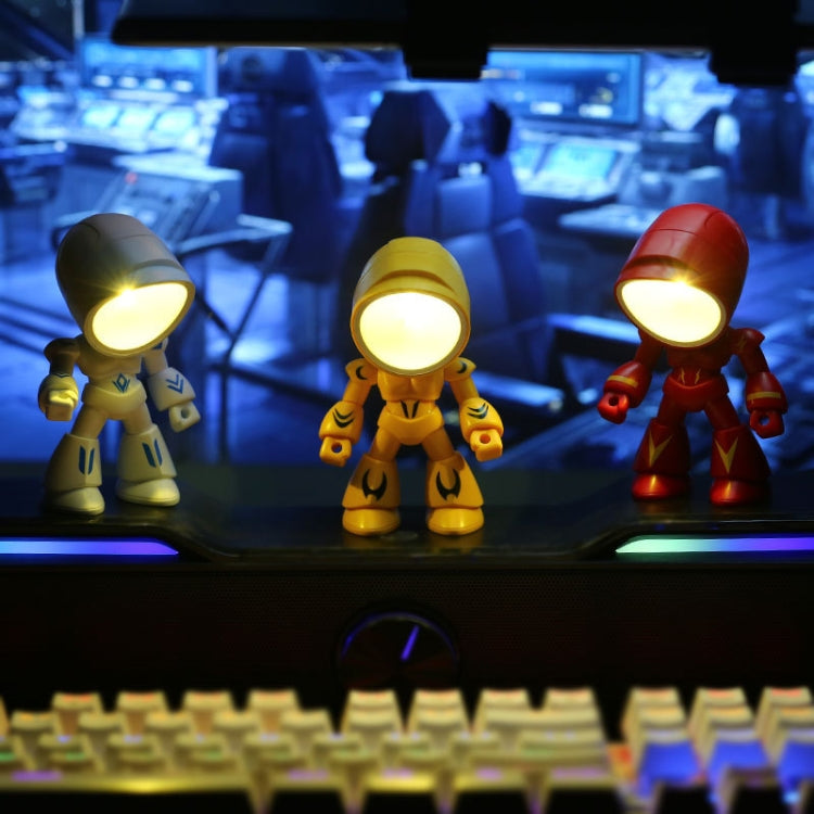Veilleuse de bureau pliable magnétique à LED 9622 en forme de policier de dessin animé, 9622 (rouge), 9622 (noir), 9622 (jaune), 9622 (vert), 9622 (bleu), 9622 (blanc)
