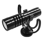2 supports de montage microphone avec fixation sabot froid, 2 supports sabot froid rouges, 2 supports sabot froid noirs