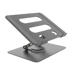 Support de Refroidissement Pliable et Rotatif Multifonctionnel pour Ordinateur Portable, Spéc. : SP-086 (Argent), SP-086 (Gris), SP-88 (Argent), SP-88 (Gris)