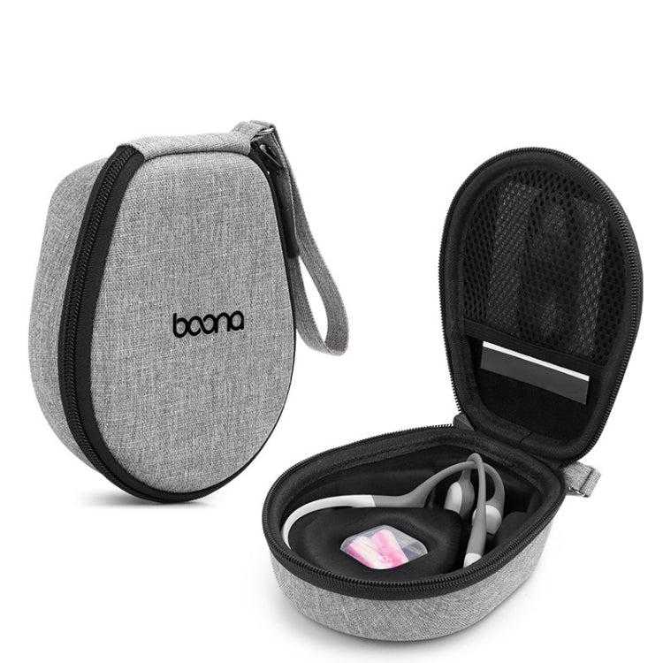 Pour le sac de rangement anti-pression et antichoc pour écouteurs Aftershokz AS660/AS650 Baona BN-F035, BN-F035 (gris)