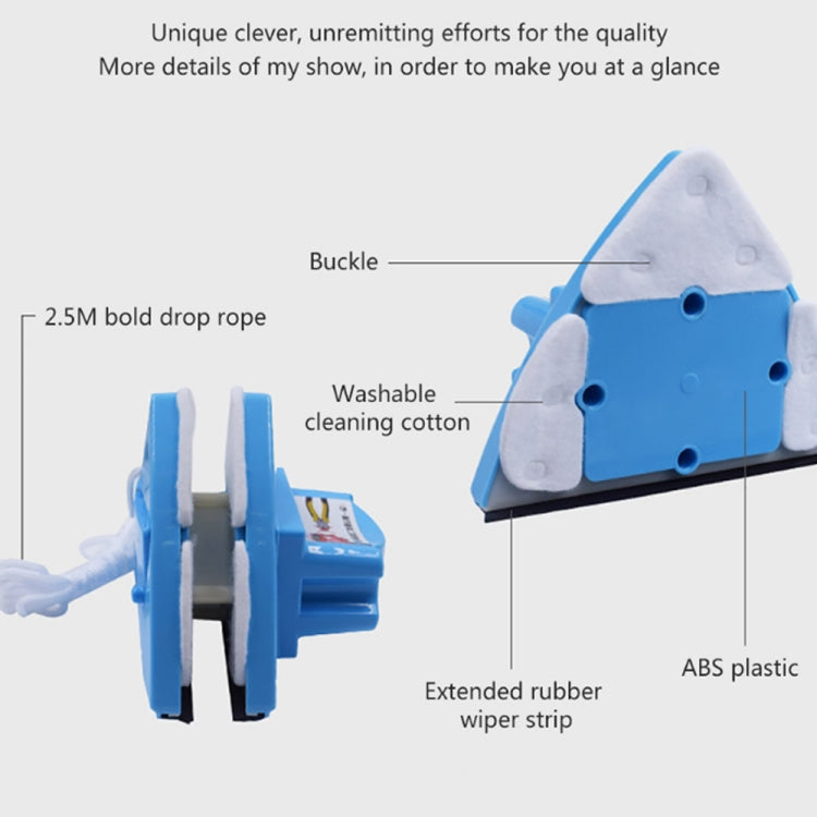 Lave-vitre magnétique réglable double face, brosse d'essuyage de vitres, nettoyeur de vitres 4-30mm