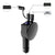 3 In 1 40W Fast Charging Dual Cable Retractable Car Charger, 40W