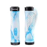 MZYRH 1 paire de poignées de guidon de vélo de montagne avec protections, MZYRH noir et blanc, MZYRH noir bleu, MZYRH blanc et bleu, MZYRH noir et jaune, MZYRH vert foncé, MZYRH noir et rouge