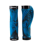 MZYRH 1 paire de poignées de guidon de vélo de montagne avec protections, MZYRH noir et blanc, MZYRH noir bleu, MZYRH blanc et bleu, MZYRH noir et jaune, MZYRH vert foncé, MZYRH noir et rouge