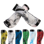MZYRH 1 paire de poignées de guidon de vélo de montagne avec protections, MZYRH noir et blanc, MZYRH noir bleu, MZYRH blanc et bleu, MZYRH noir et jaune, MZYRH vert foncé, MZYRH noir et rouge
