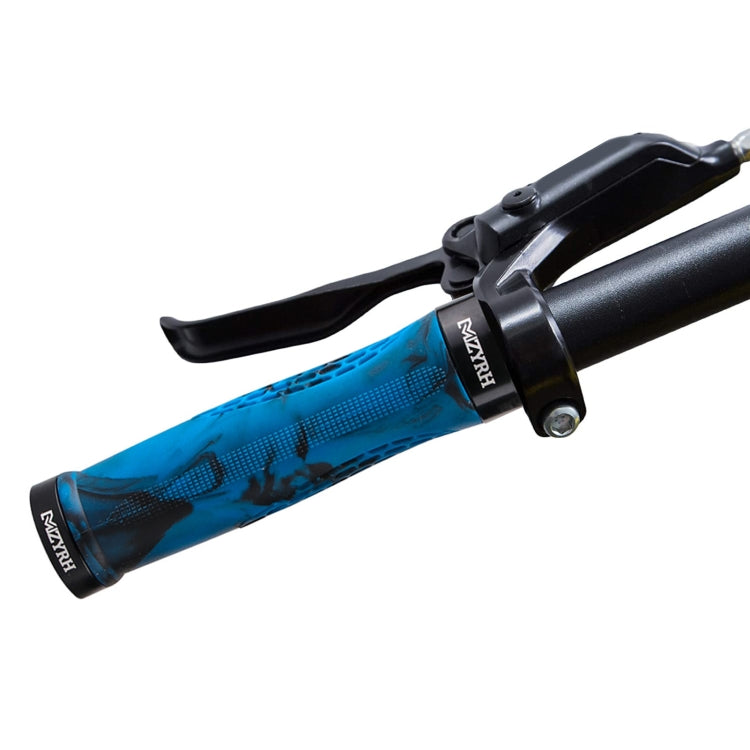 MZYRH 1 paire de poignées de guidon de vélo de montagne avec protections, MZYRH noir et blanc, MZYRH noir bleu, MZYRH blanc et bleu, MZYRH noir et jaune, MZYRH vert foncé, MZYRH noir et rouge