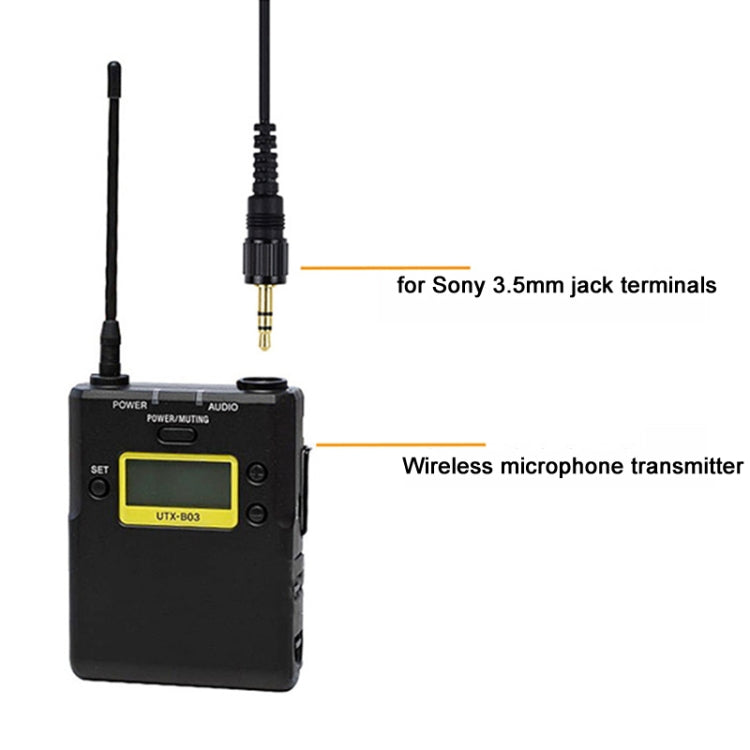 Pour microphone cravate sans fil SONY D11 D21 3,5mm avec clip col pour caméra, ECM-V1B