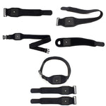 Accessoires de sangle pour tracker de jeu VR HTC Vive Tracker, Styles : sangles pour pieds/poignets, bandeau, ceinture, sangles pour paumes, 2 bracelets + 1 ceinture