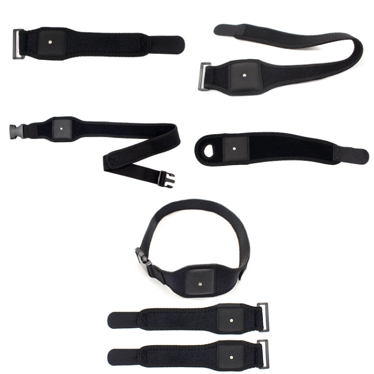 Accessoires de sangle pour tracker de jeu VR HTC Vive Tracker, Styles : sangles pour pieds/poignets, bandeau, ceinture, sangles pour paumes, 2 bracelets + 1 ceinture