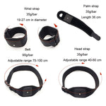 Accessoires de sangle pour tracker de jeu VR HTC Vive Tracker, Styles : sangles pour pieds/poignets, bandeau, ceinture, sangles pour paumes, 2 bracelets + 1 ceinture
