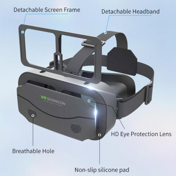 Lunettes VR VRSHINECON G13 pour réalité virtuelle, téléphone mobile, films, jeux 3D numériques, G13