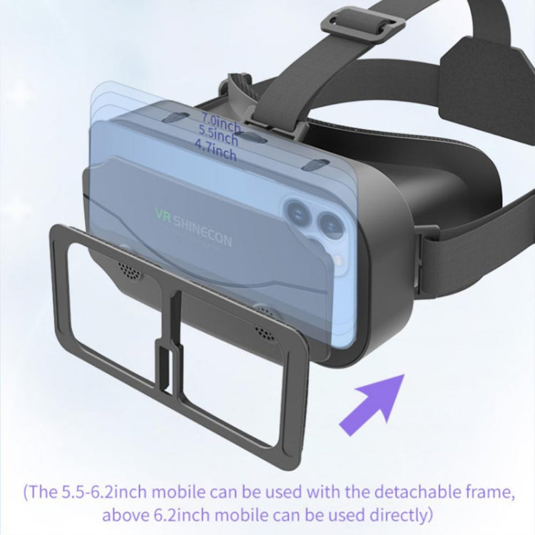 Lunettes VR VRSHINECON G13 pour réalité virtuelle, téléphone mobile, films, jeux 3D numériques, G13