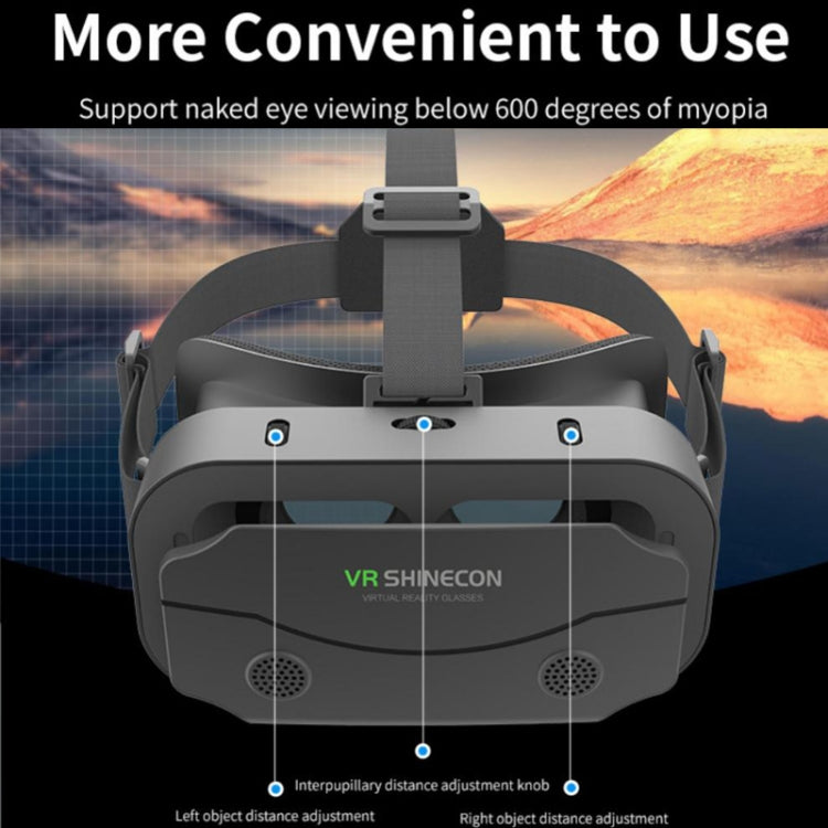 Lunettes VR VRSHINECON G13 pour réalité virtuelle, téléphone mobile, films, jeux 3D numériques, G13