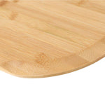 Pelle à pizza en bambou Planche à découper plateau de service pour la cuisson des fromages et des steaks, 38,5x29,5x1cm