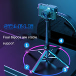 Perche à selfie Bluetooth pliable rotative à 360 degrés avec support pour live, spécifications : P220 TK (clip simple), P225 TK (clip simple)