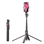 Perche à selfie Bluetooth pliable rotative à 360 degrés avec support pour live, spécifications : P220 TK (clip simple), P225 TK (clip simple)