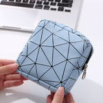 Sac de rangement portable pour serviettes hygiéniques grande capacité étanche XH8214, rose cerise XH8214, abricot XH8214, vert plante XH8214, noir XH8214, fluorescence XH8214, bleu ciel XH8214