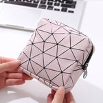 Sac de rangement portable pour serviettes hygiéniques grande capacité étanche XH8214, rose cerise XH8214, abricot XH8214, vert plante XH8214, noir XH8214, fluorescence XH8214, bleu ciel XH8214